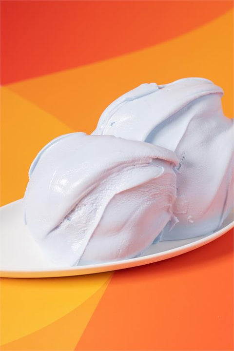 Monteblu - Lichtblauwe witte chocolade, mint smaakpasta - 3kg