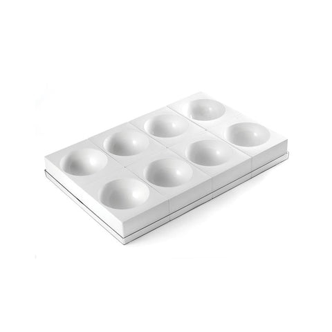 Zuccotto135/8 - Set van 8 - Siliconen bakvorm kerst