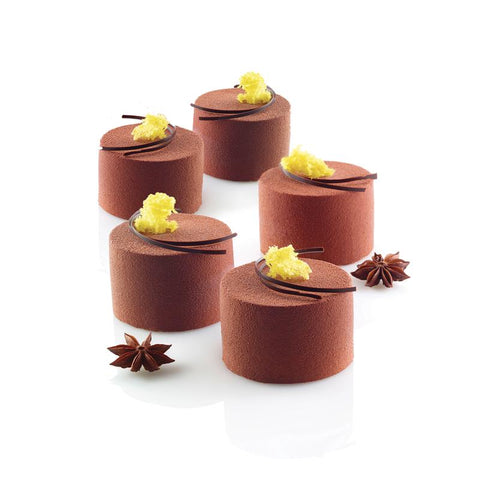 Multiflex70 - 7 stuks - Siliconen bakvorm rond