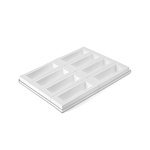 Insert Gianduia/8 - Set Van 8 - Siliconen bakvorm