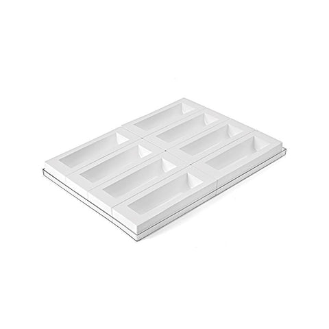 INSERT BÛCHE/8 - Set van 8 - Siliconen bakvorm kerst