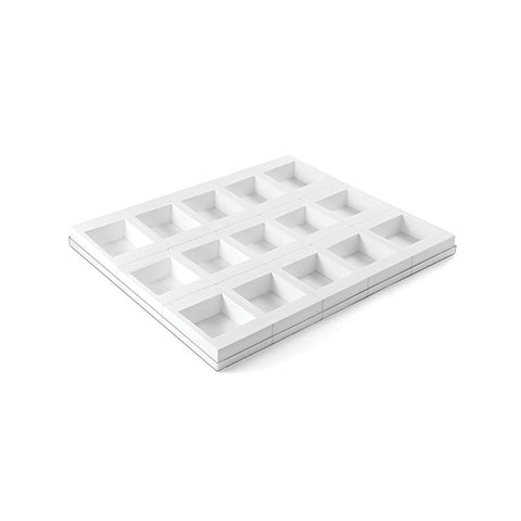 Tor100X100 H40/15 - Set Van 15 - Siliconen bakvorm