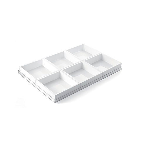 Tor180X180 H50/6 - Set Van 6 - Siliconen bakvorm vierkant
