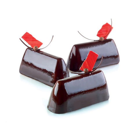 Sf125 Chocogianduia - Siliconen bakvorm driehoek