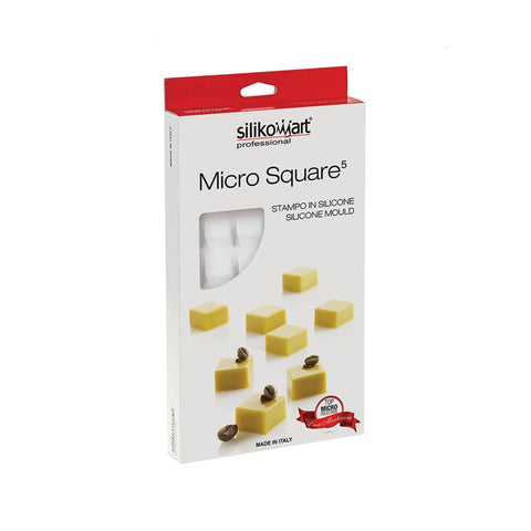 Micro Square 5 - Siliconen bakvorm vierkant