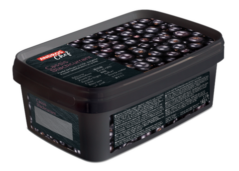 Bevroren zwarte bes (cassis) - Fruitpuree - 1kg