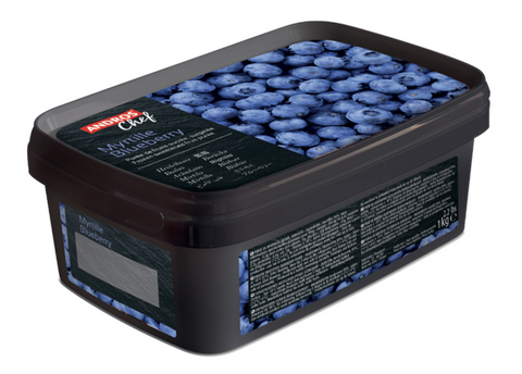 Bevroren blauwe bes - Fruitpuree - 1kg