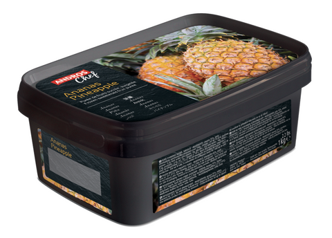 Bevroren ananas - Fruitpuree - 1kg