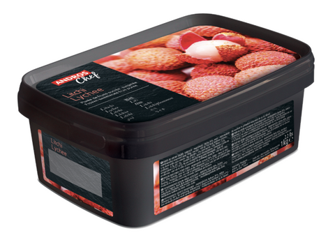 Bevroren lychee - Fruitpuree - 1kg