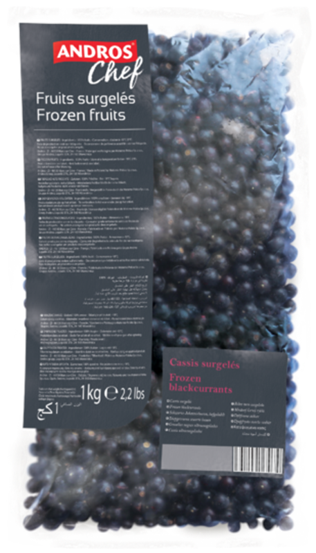 Bevroren zwarte bessen (cassis) - 2,5kg