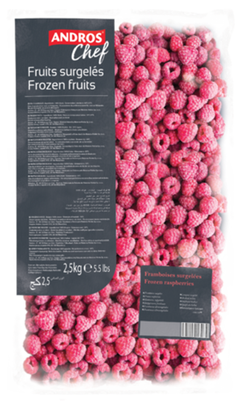 Bevroren frambozen - 2,5kg