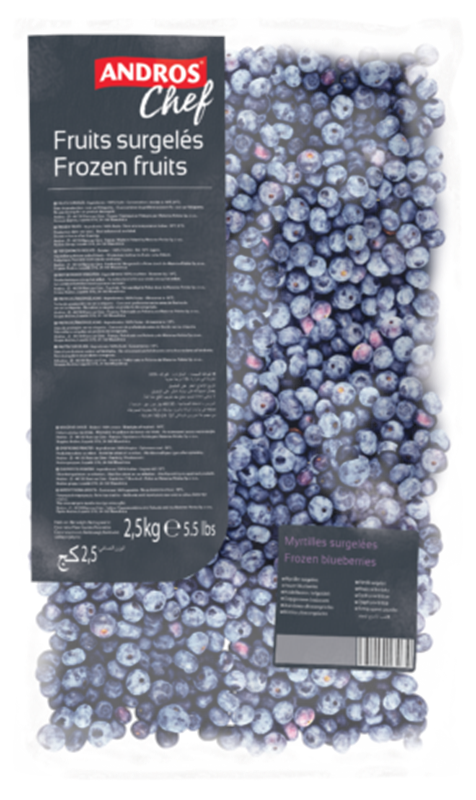 Bevroren blauwe bessen - 2,5kg