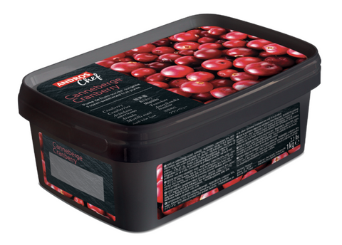 Bevroren vossenbes (lingonberry) - Fruitpuree - 1kg