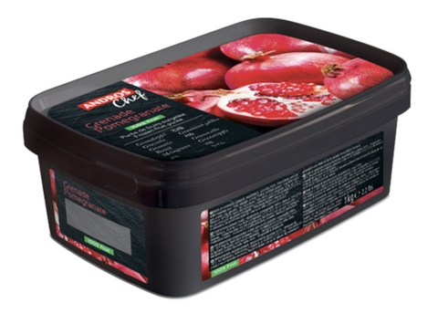 Bevroren granaatappel ongezoet - Fruitpuree - 1kg