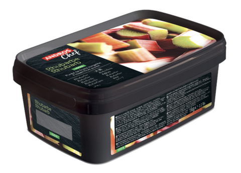 Bevroren rabarber ongezoet - Fruitpuree - 1kg