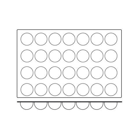 Sq003 Semi - Sfere - Siliconen bakvorm rond