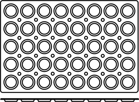 Sq004 Fiorentine - Siliconen bakvorm rond