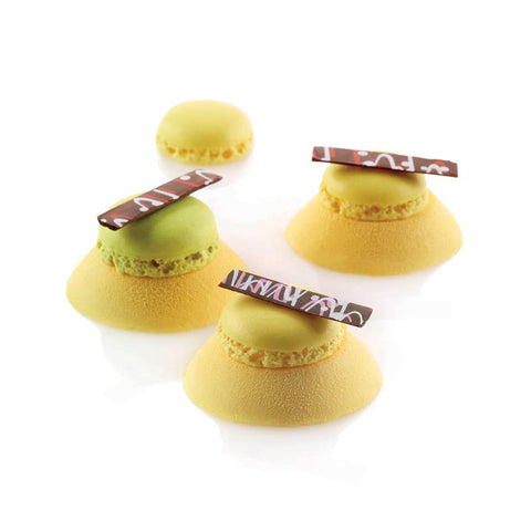 Sq008 - Sessantaquaranta N. 60 Mini Tartelette Ø44h 10mm Nero - Siliconen bakvorm