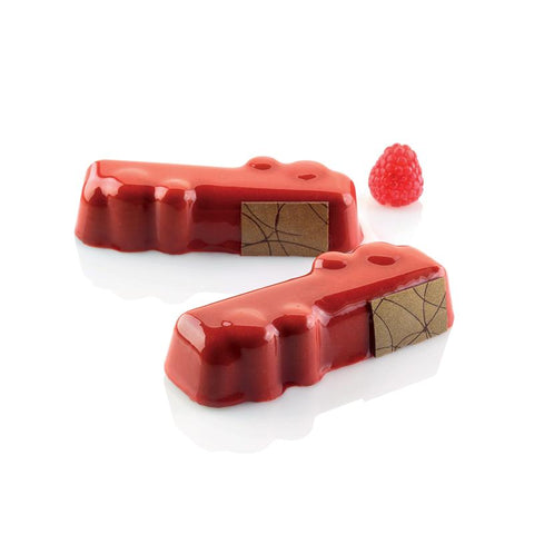 Sq038 - Sessantaquaranta N. 24 Bulles 120X35h 30mm Nero - Siliconen bakvorm driehoek