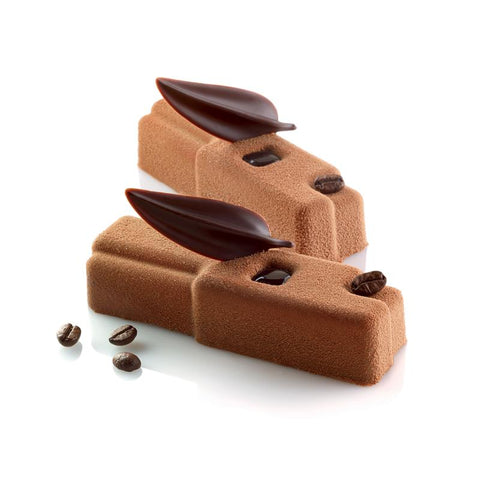 Sq039 - Sessantaquaranta N. 24 Tetris 120X36h 28mm Nero - Siliconen bakvorm driehoek