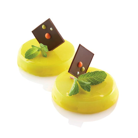 Sq044 - Sessantaquaranta N. 35 Florentins Ø60h 12mm Nero - Siliconen bakvorm