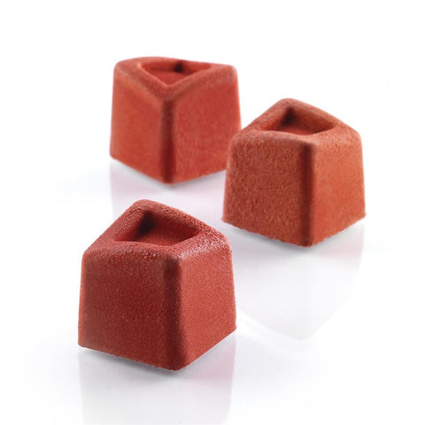 Sq047 - Sessantaquaranta N. 88 Mini Cube 25x25h 24mm Nero - Siliconen bakvorm