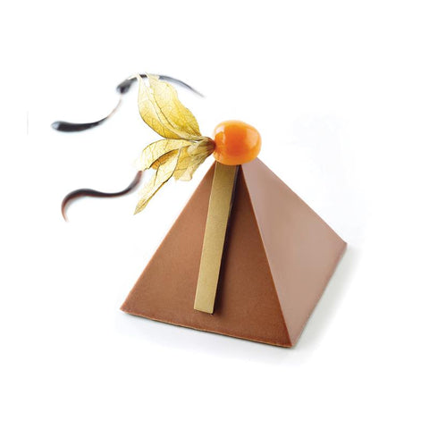 Sq057 - Sessantaquaranta N. 24 Pyramid72X72 H60mm Nero - Siliconen bakvorm