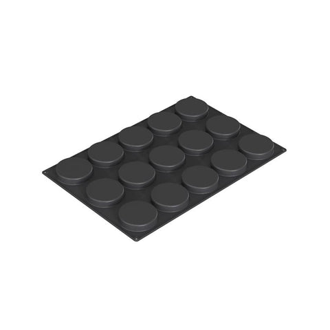 Sq074 - Stampo Siliconen N.15 Disco Ø100 H20mm - Siliconen bakvorm rond