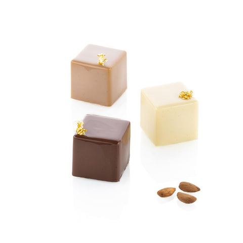 Sq081 - Silicone Mould N.40 Cube 50X50 H50mm - Siliconen bakvorm