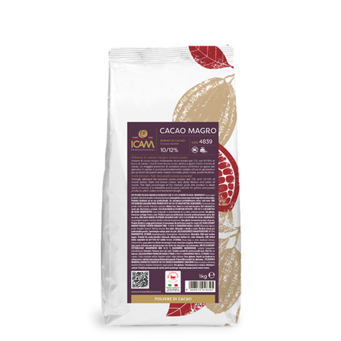 Magere cacaopoeder 10–12% vet - 1kg