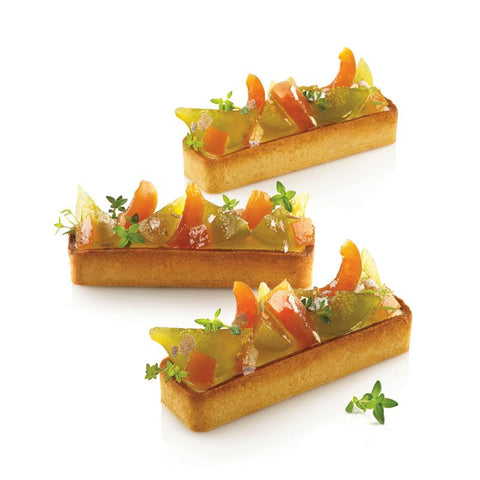 Tarte Ring Rectangular 120x35h 20mm - 6 stuks - Tartering