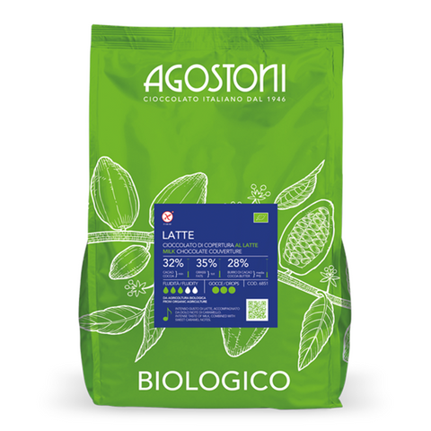 BIO 32% – Melkchocolade biologisch – 15kg