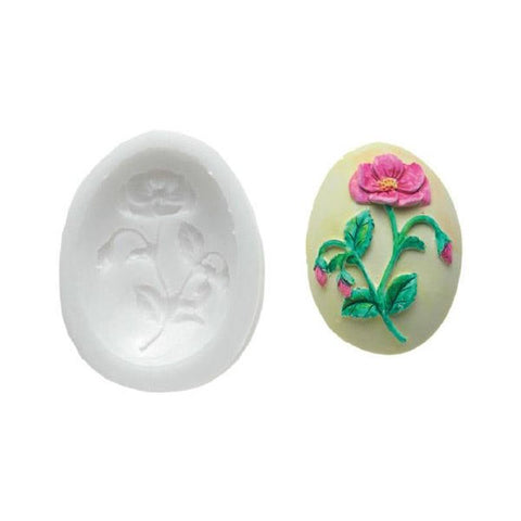 Slk062 Flower - Chocolade mal