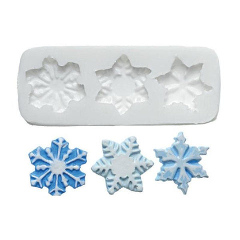 Slk131 Snow - Siliconen bakvorm kerst