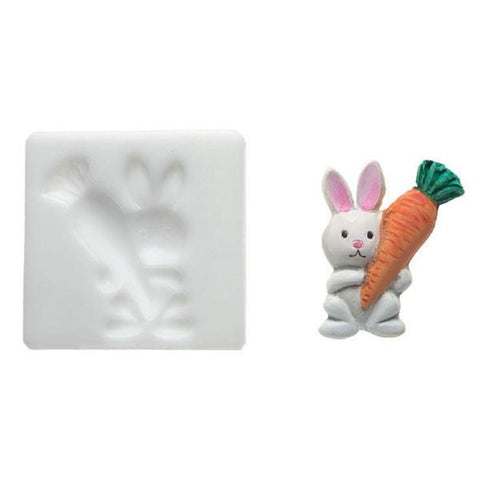 Slk226 Rabbit With Carrot - Chocolade mal