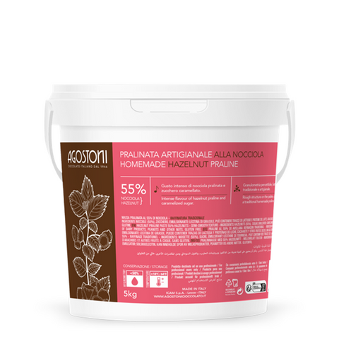 Hazelnoot Praliné 55% – Notenpasta – 5kg