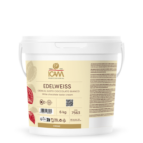 Edelweiss Cream – Witte chocoladecrème – 6kg