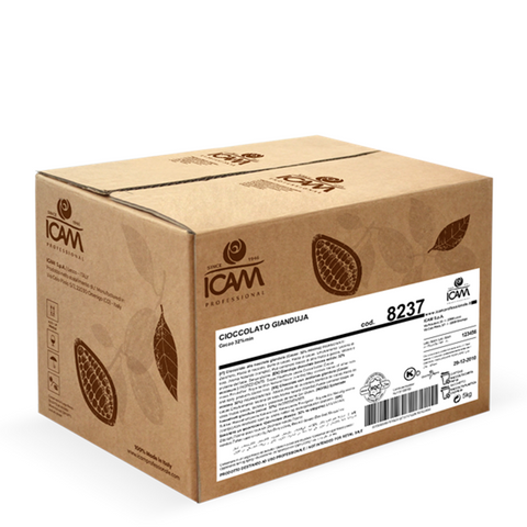 Dark Gianduja 32% – Hazelnoot melkchocolade – 10kg