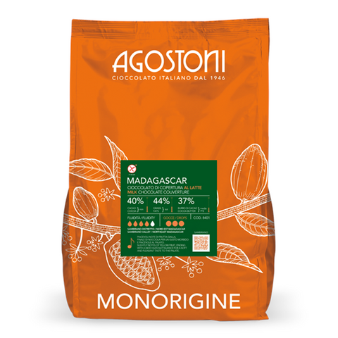 Single Origin Madagascar 40% - Melkchocolade - 3x4kg