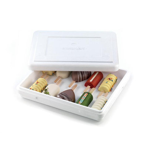 Take Away Box in polistirolo - 100 stuks - Trays