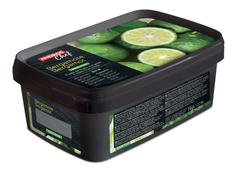 Bevroren bergamot ongezoet - Fruitpuree - 1kg