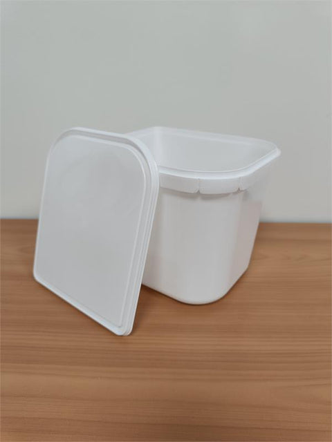 Plastic ijsbakken 2,5 liter + deksel Set 10 stuks