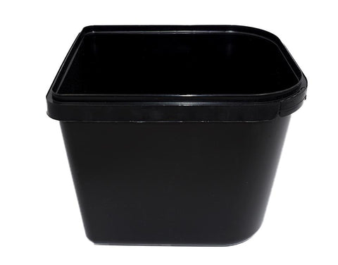 HORECA bak + deksel 2,5L ZWART set 140 stuks