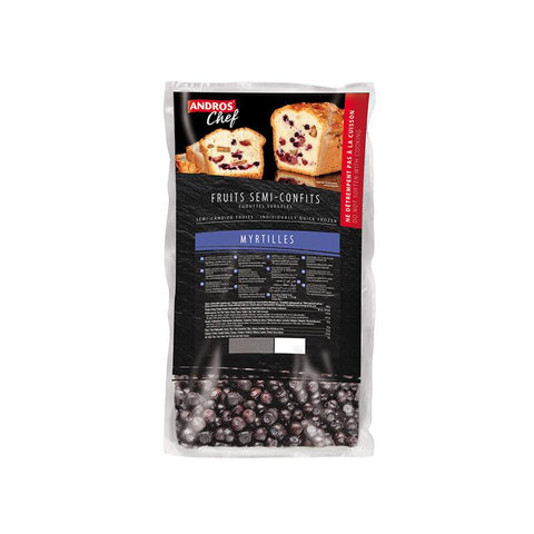 Halfgekonfijte blauwe bessen - 1kg