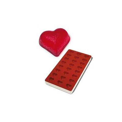 Sg03 Cuore - Stampo Siliconen 34X30h 18mm - Chocolade mal